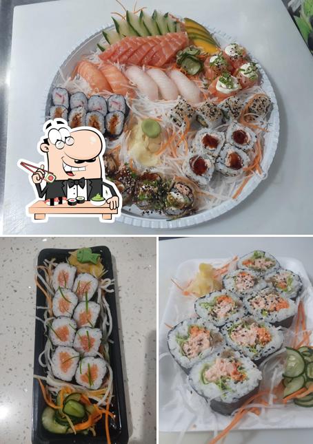 Escolha diversas opções de sushi