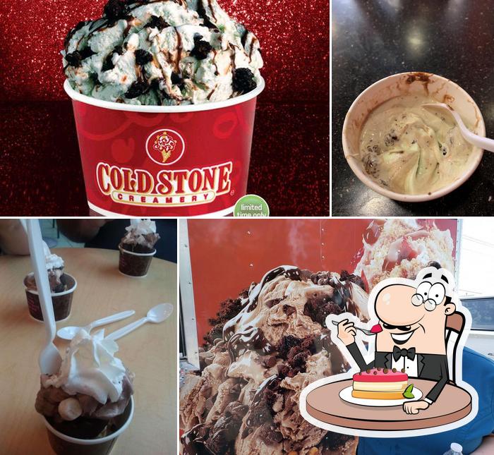 Cold Stone Creamery serves a number of desserts