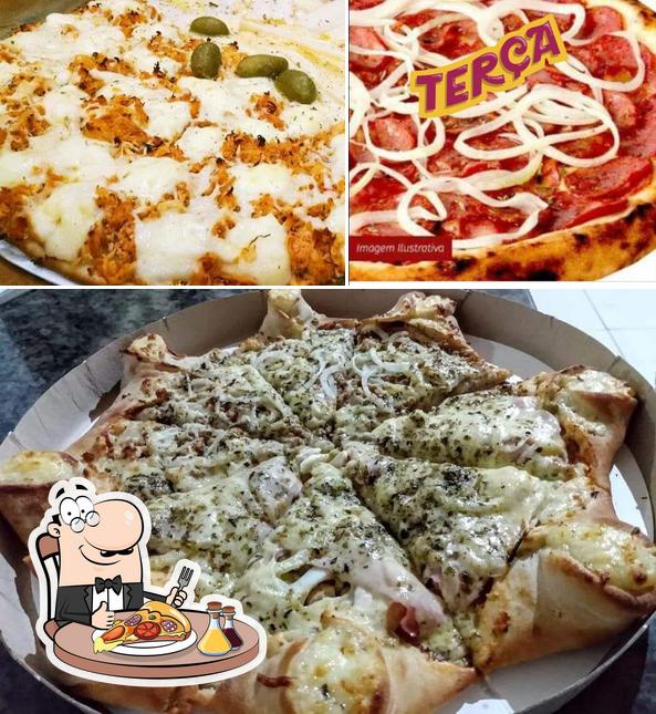 Consiga pizza no Pizzaria Gold