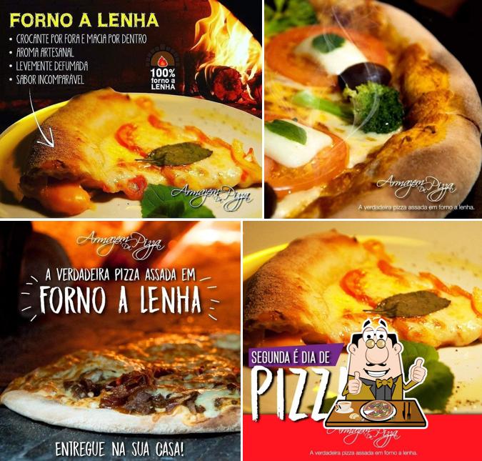 Peça diversos estilos de pizza