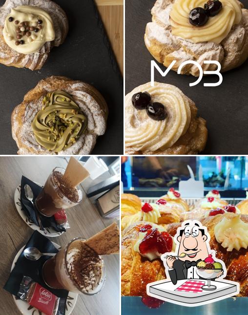 MOB Cafè propone un'ampia selezione di dessert
