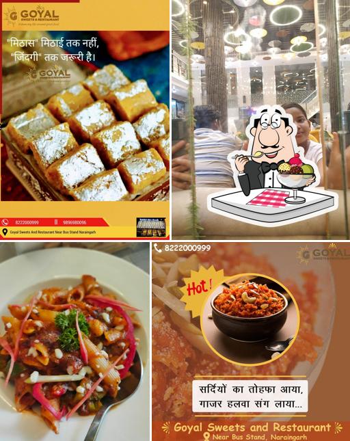 Goyal’s Sweets & Restaurant serves a range of desserts