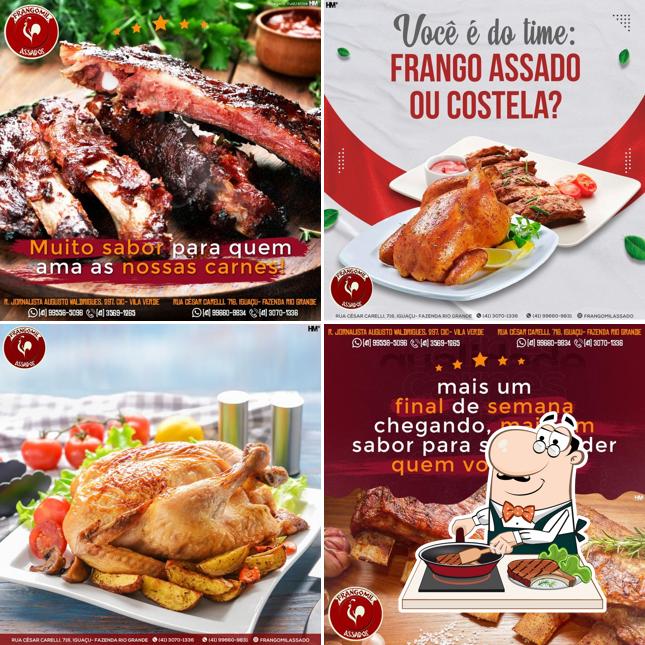 Pratos de carne são oferecidos no Frangomil Casa dos Assados