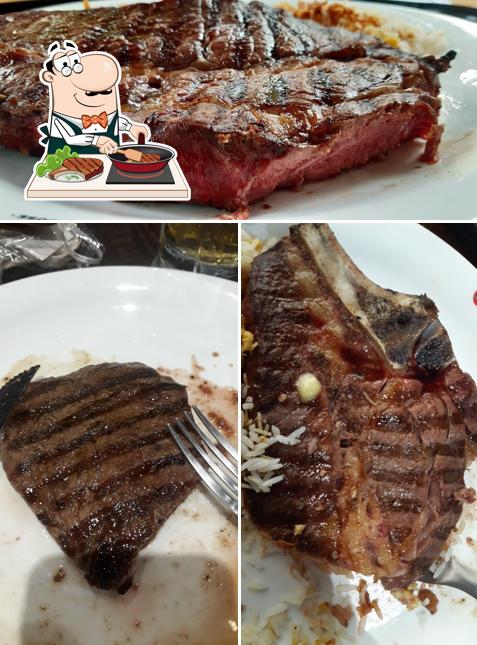 Escolha pratos de carne no Mania De Churrasco! Prime Steak & Burger Praça Da Moça