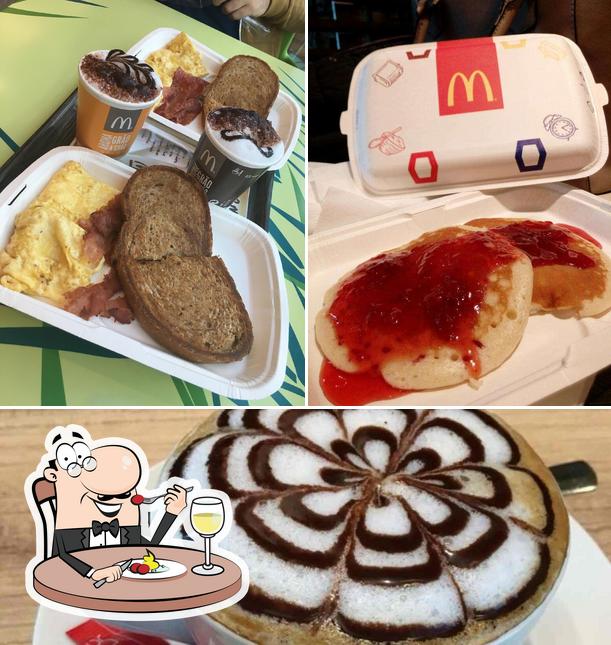 Comida em McCafé