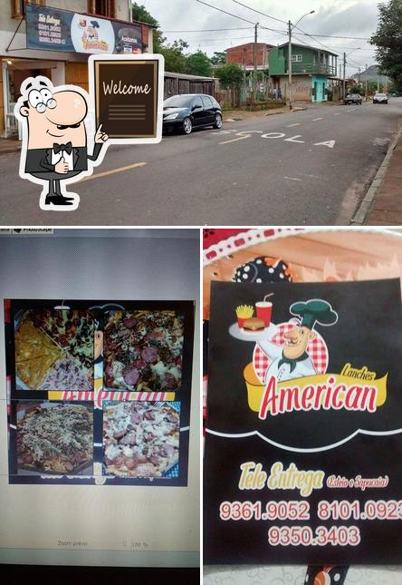 See the photo of American lanches e pizzas