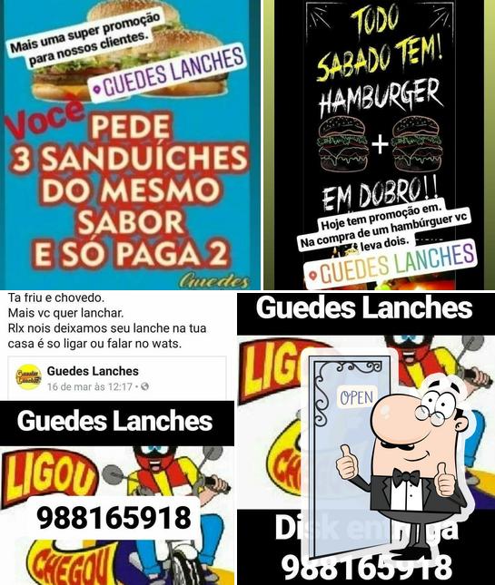 Look at this image of Guedes Lanches