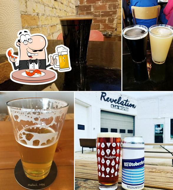Revelation Ale Works, 146 S Atlantic Ave in Hallock Restaurant menu