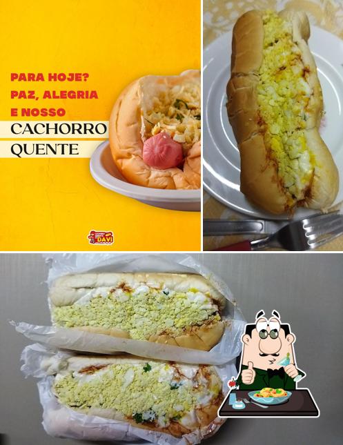 Comida em Cachorro Quente do Davi