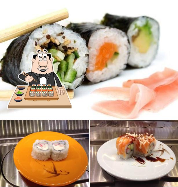 Prova le diverse opzioni di sushi