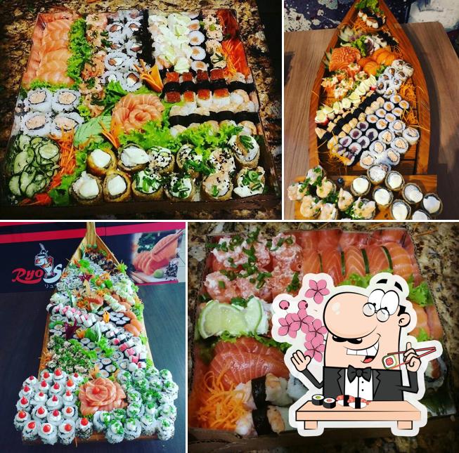 Experimente diversas opções de sushi