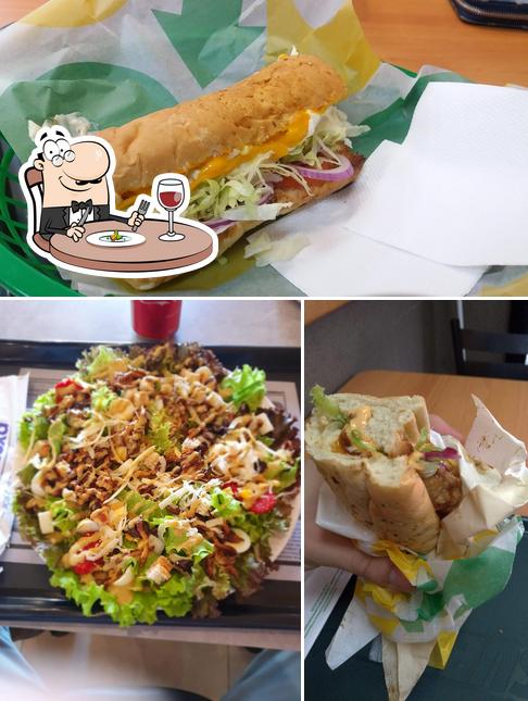 Food at Subway Bragança Paulista