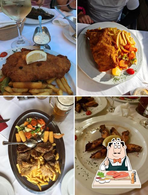 Fish and chips al Antika Restaurant