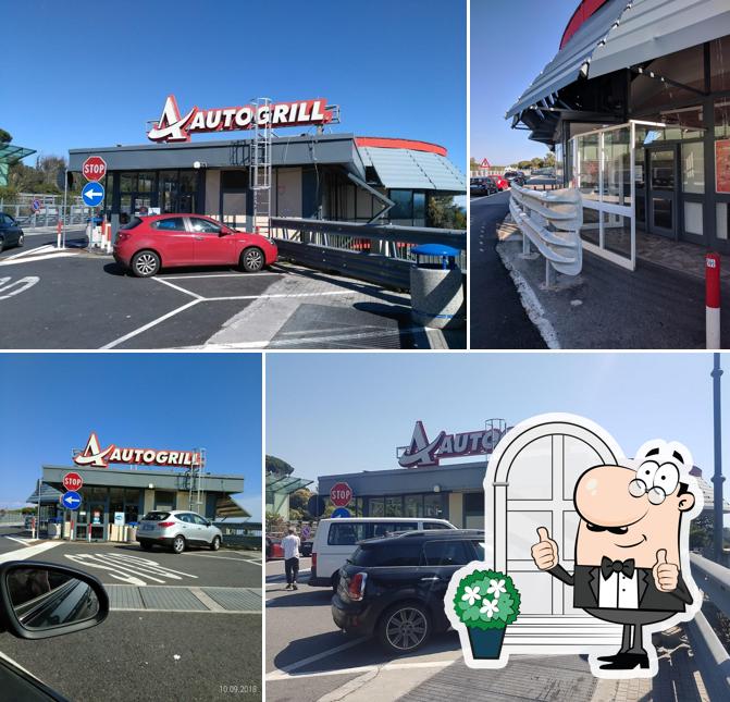 Gli esterni di Autogrill Piani d'Invrea Sud