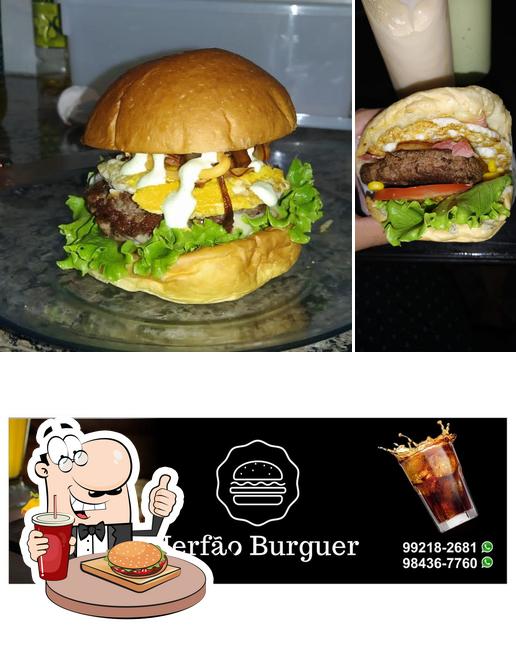 Peça um hambúrguer no Jerfão Burguer