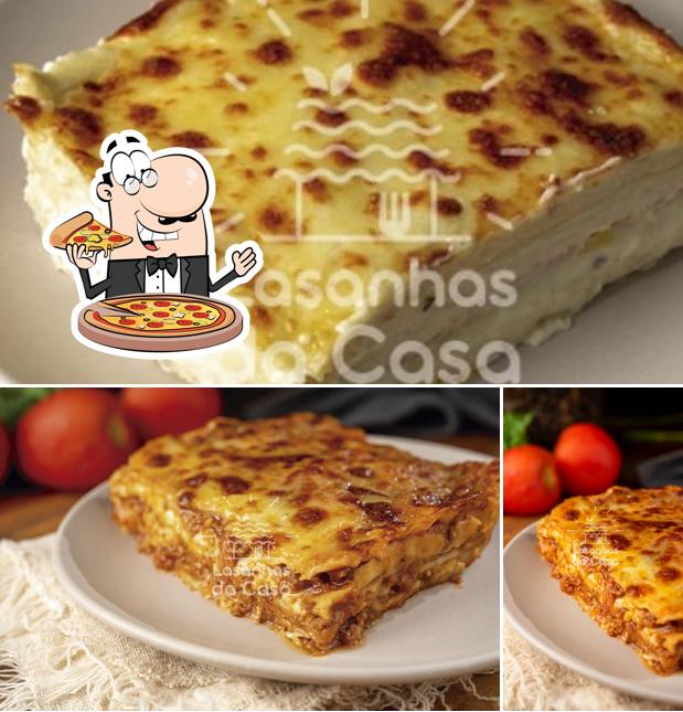 Peça pizza no Lasanhas da Casa