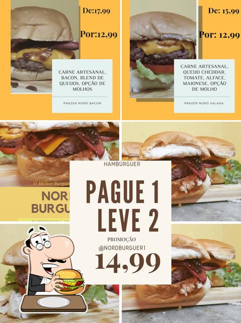 Hambúrguer em Nord PizzaBurger