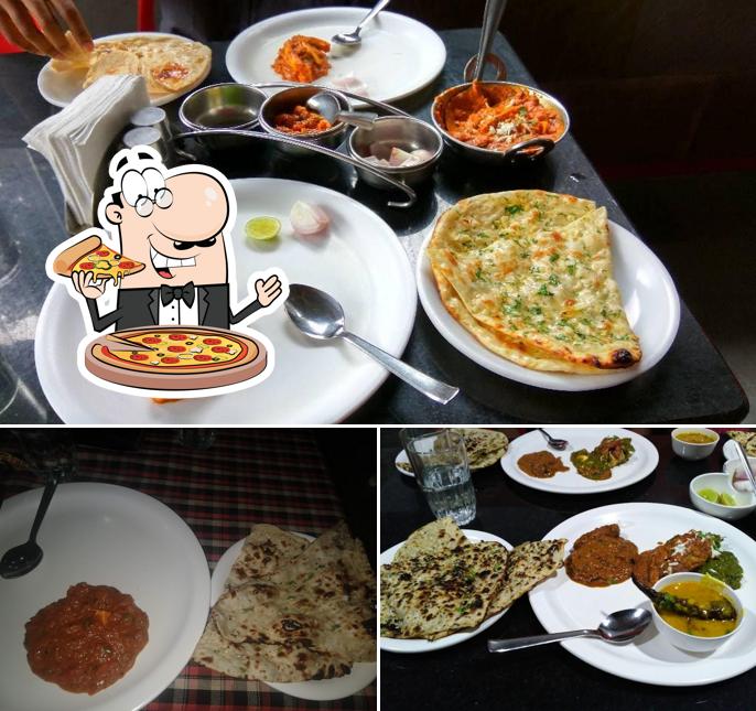 Order pizza at Annapurna restaurant