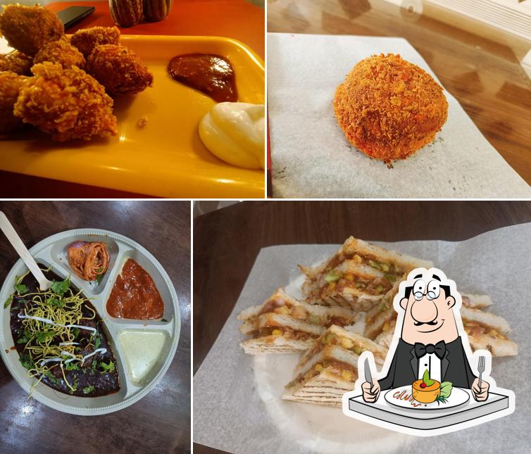Food at Golden Pizza