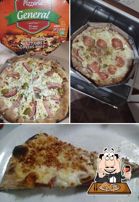 Experimente pizza no Pizzaria General