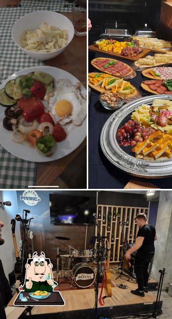 Dai un’occhiata alla foto che presenta la cibo e esterno di Osječka pivnica Tvrđa
