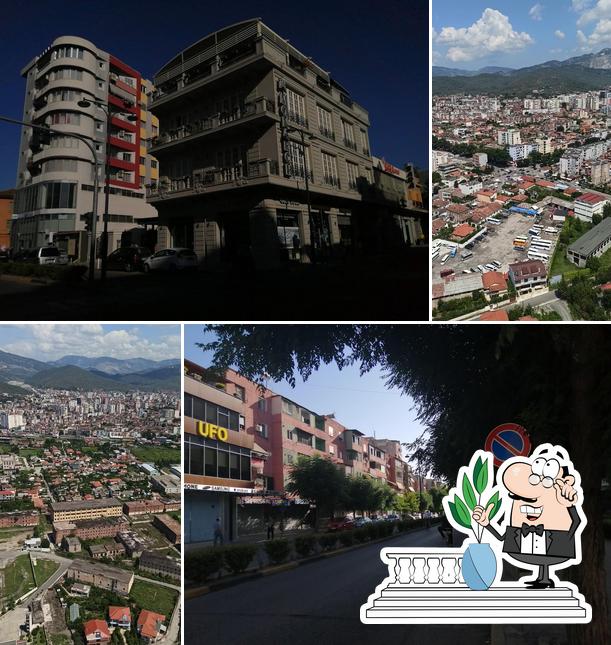 Profitez de la vue extérieure de Elbasan