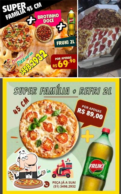 Peça pizza no Dimar Pizzaria