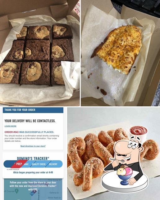 Domino's Pizza provides a range of desserts