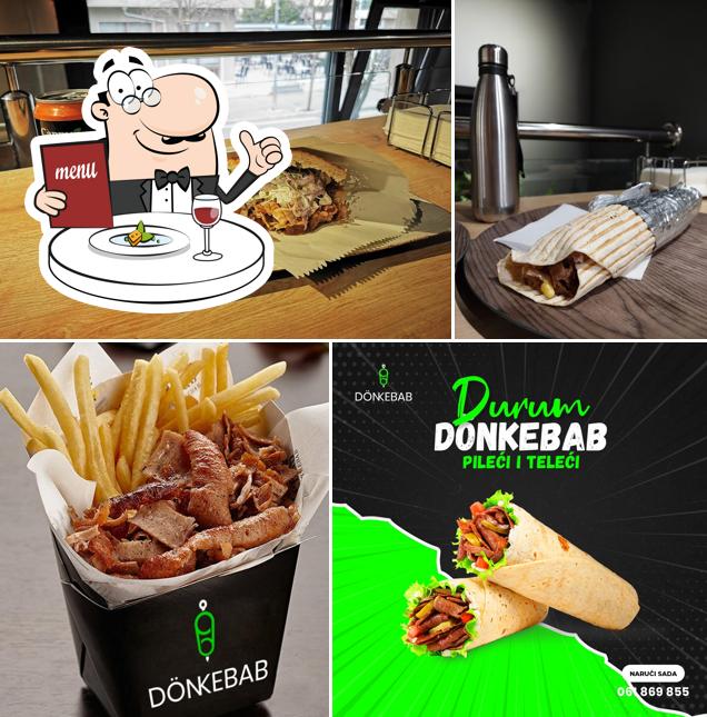 Nourriture à Donkebab