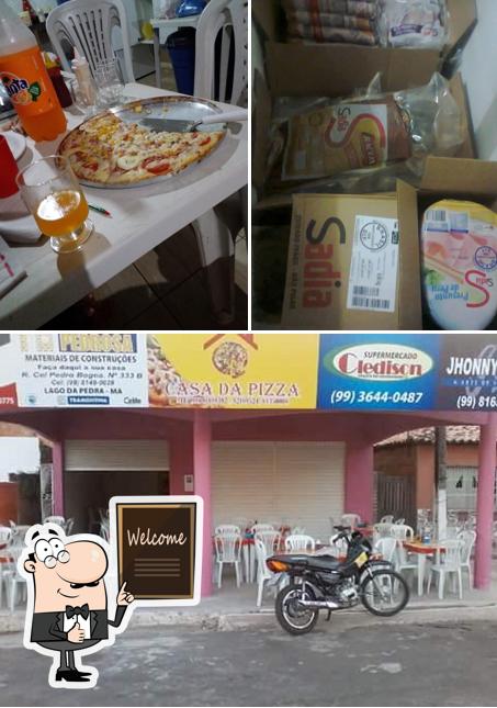 Here's a picture of Casa da Pizza