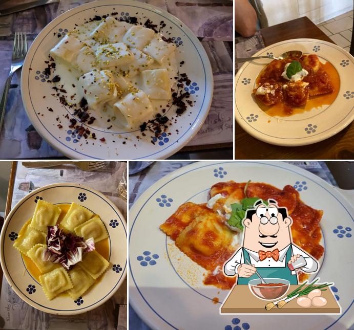 Ravioli al Trattoria del Caveoso