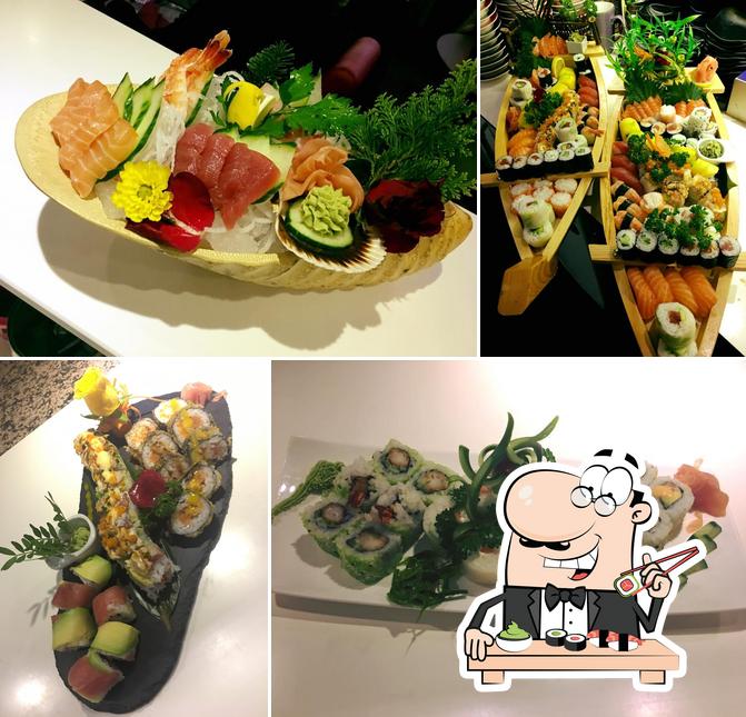 Les sushi sont offerts par Saveurs d'Asie