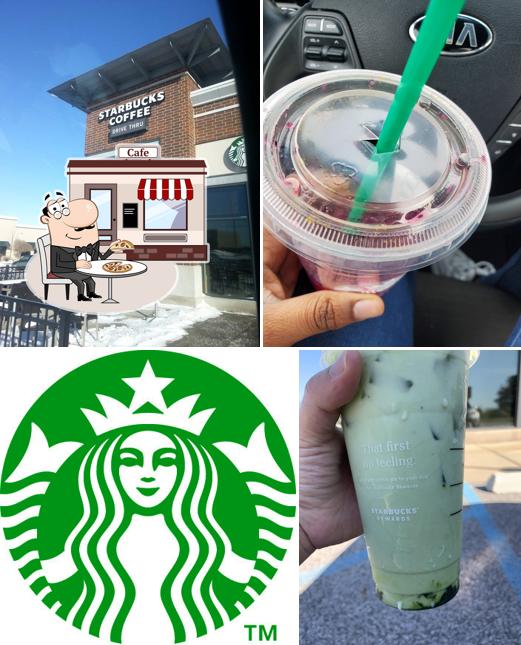 Puedes tomar el aire fresco en el exterior de Starbucks