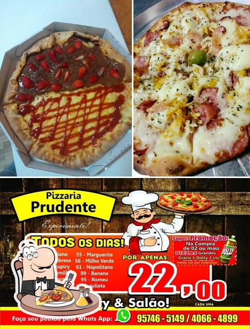 Escolha diversos tipos de pizza