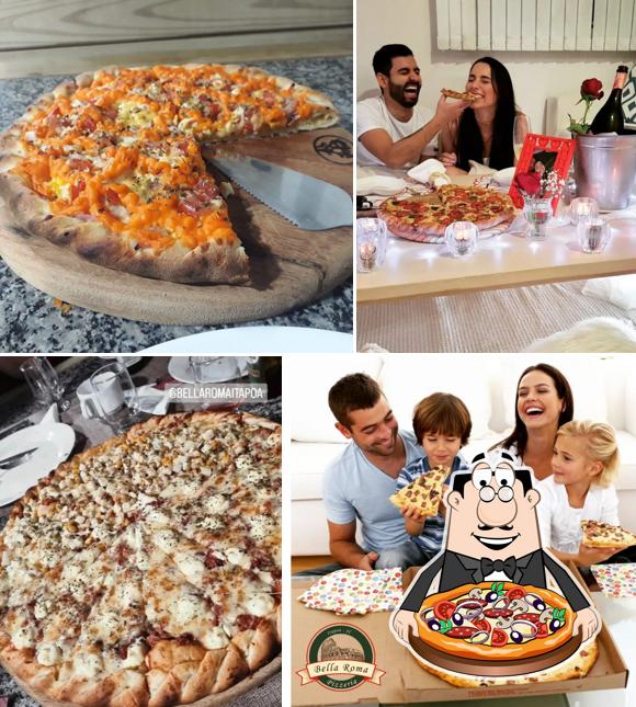 Experimente pizza no Bella Roma Pizzeria