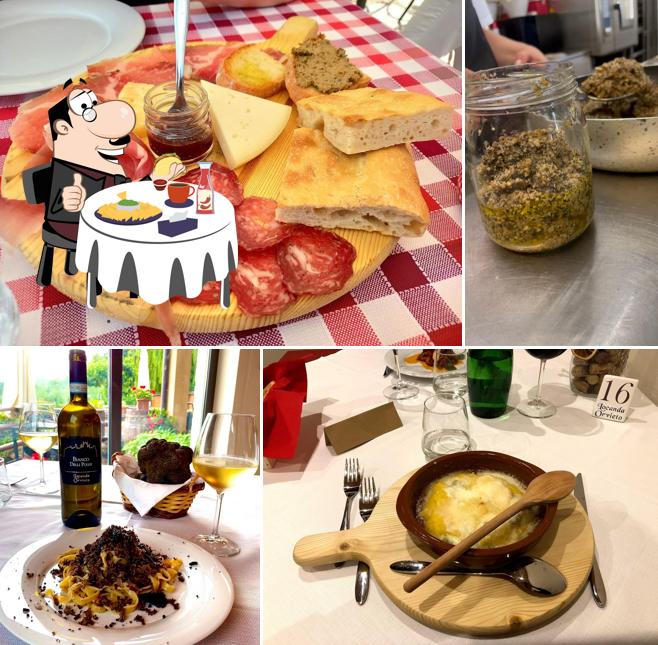 Piatto di formaggi al Locanda Orvieto Agriturismo Ristorante