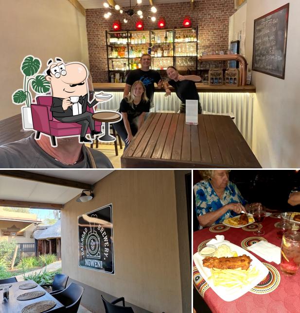 Check out how Ngweni Railroad Brewery & Cafe looks inside