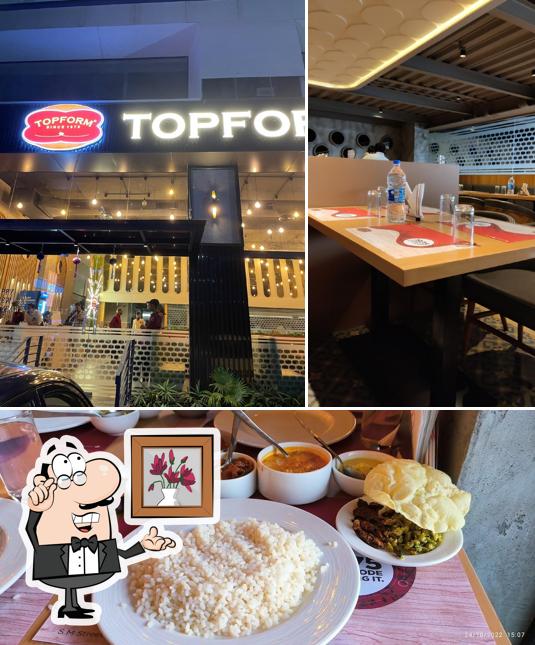 The photo of Topform Restaurant’s interior and food