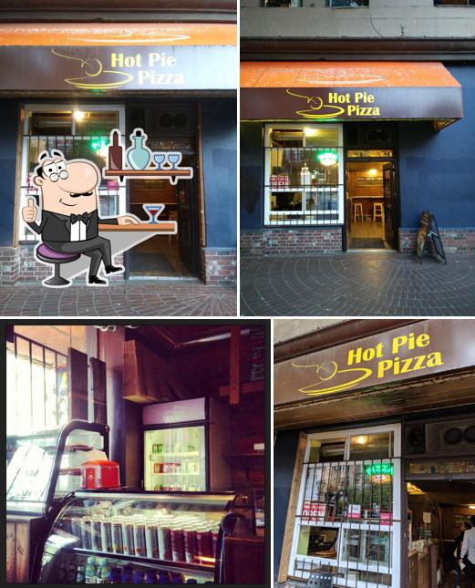 L'intérieur de Hot Pie Pizza