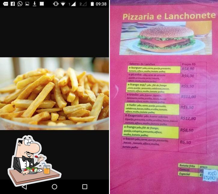 Comida em Pizzaria & Lanchonete Pra Saborear