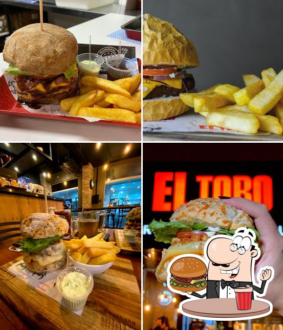 Experimente um hambúrguer no EL TORO BURGHER