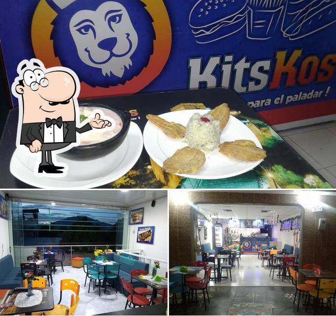 Estas son las imágenes que muestran interior y comida en Kitskos