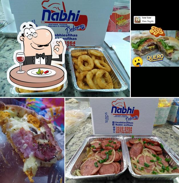 Comida em Nabhi esfiha pizzaria lanches e porções