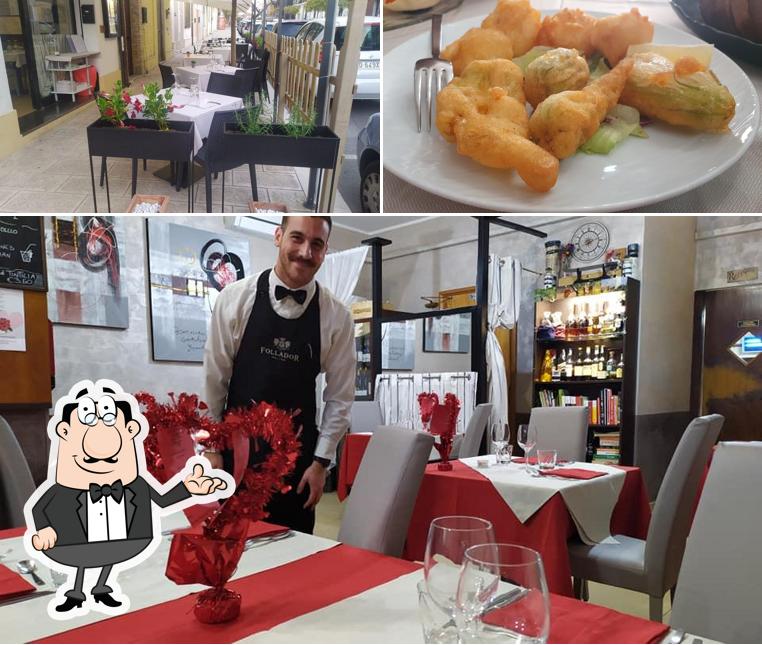 La immagine della interni e cibo di Ristorante Da Adele