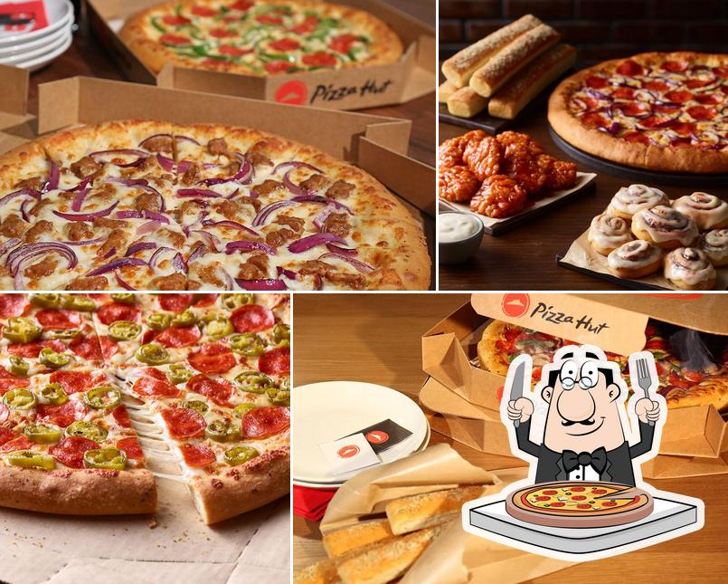 Get pizza at Pizza Hut