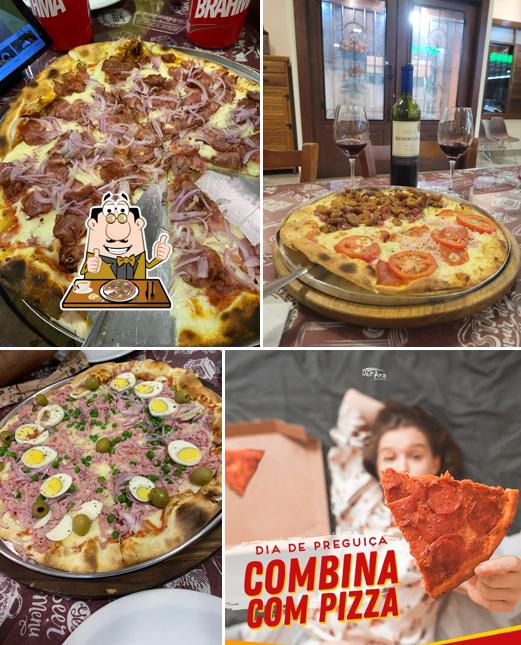 No Pizzaria Donana, você pode provar pizza