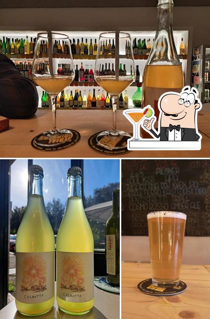 Questa è la foto che mostra la bevanda e esterno di Fermentazioni - Natural Wines & Craft Beers