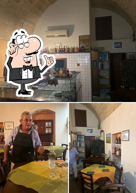 Gli interni di Osteria Bellavista