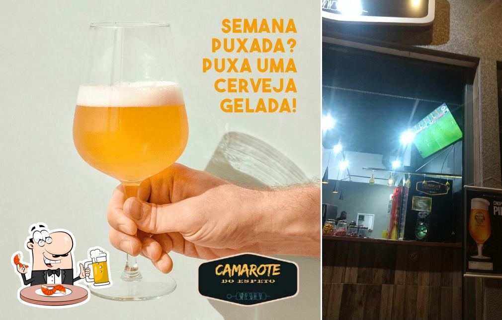 Camarote do Espeto Lagoa Santa serve uma opção de cervejas