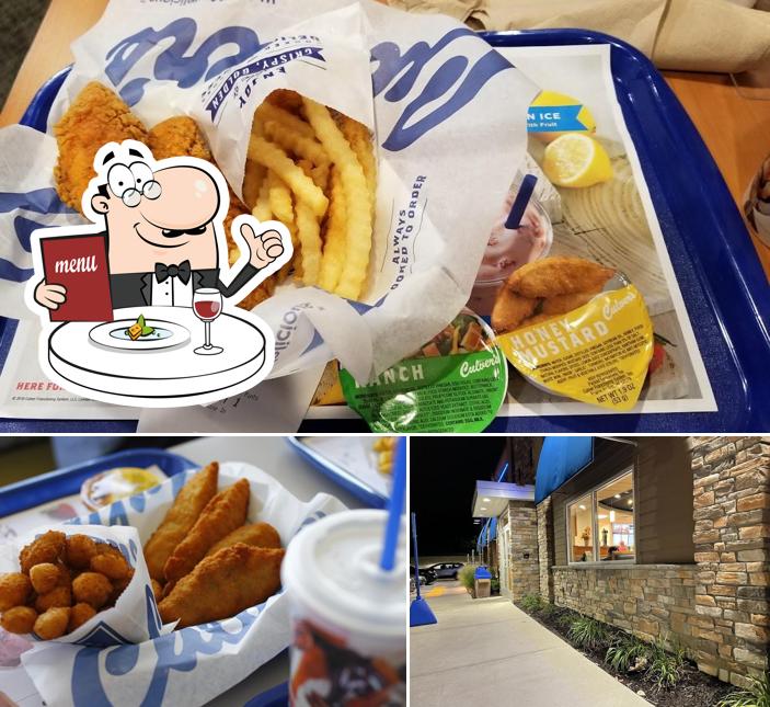 Among various things one can find food and interior at Culver’s